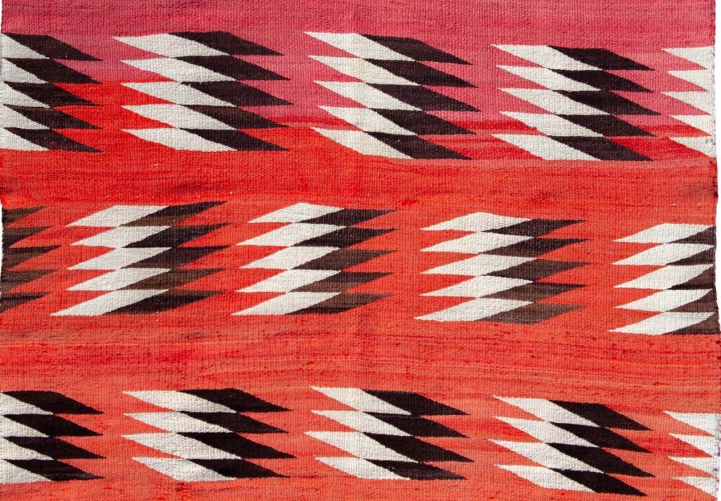 A Look Into Frank Stella's Mesmerizing Collection of Diné Textiles