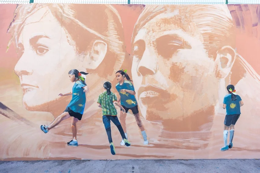 A soccer-themed La Paz mural earns a Guinness World Record soccer-themed mural in La Paz, Baja California Sur