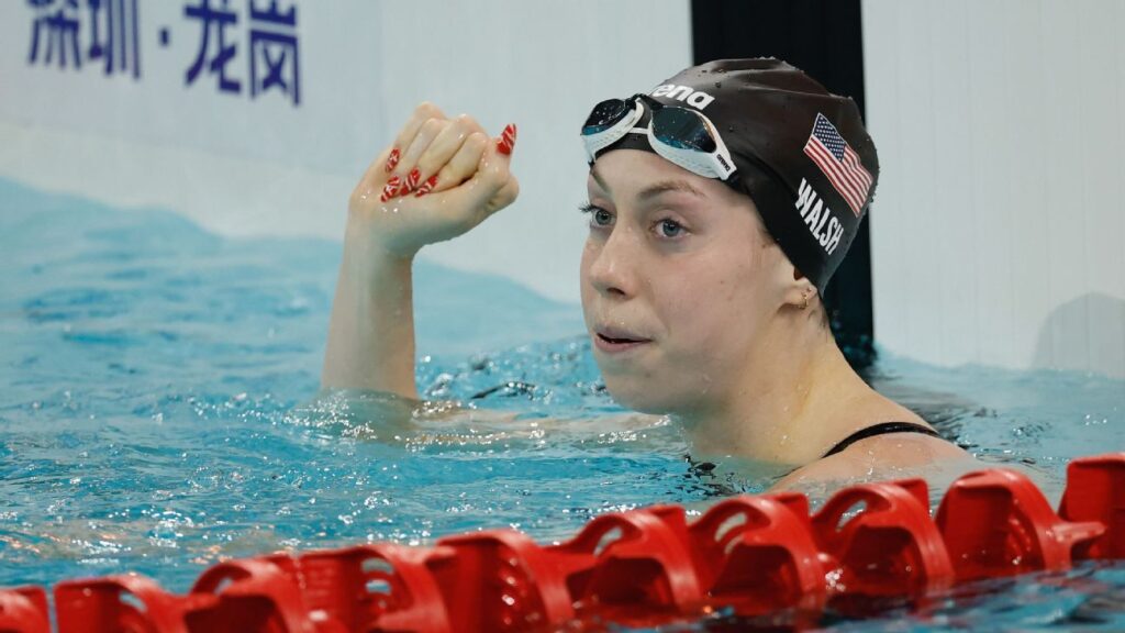 Gretchen Walsh breaks Kate Douglass' 50m freestyle world record