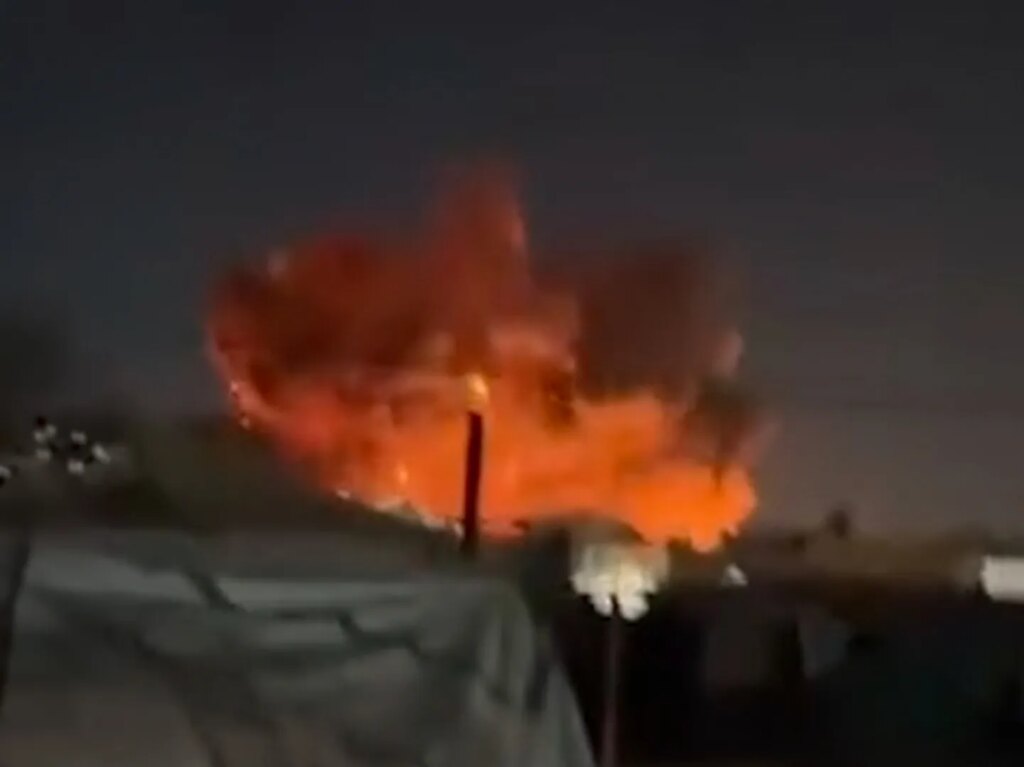Israeli strike kills two, setting tents ablaze in Gaza humanitarian zone | Gaza