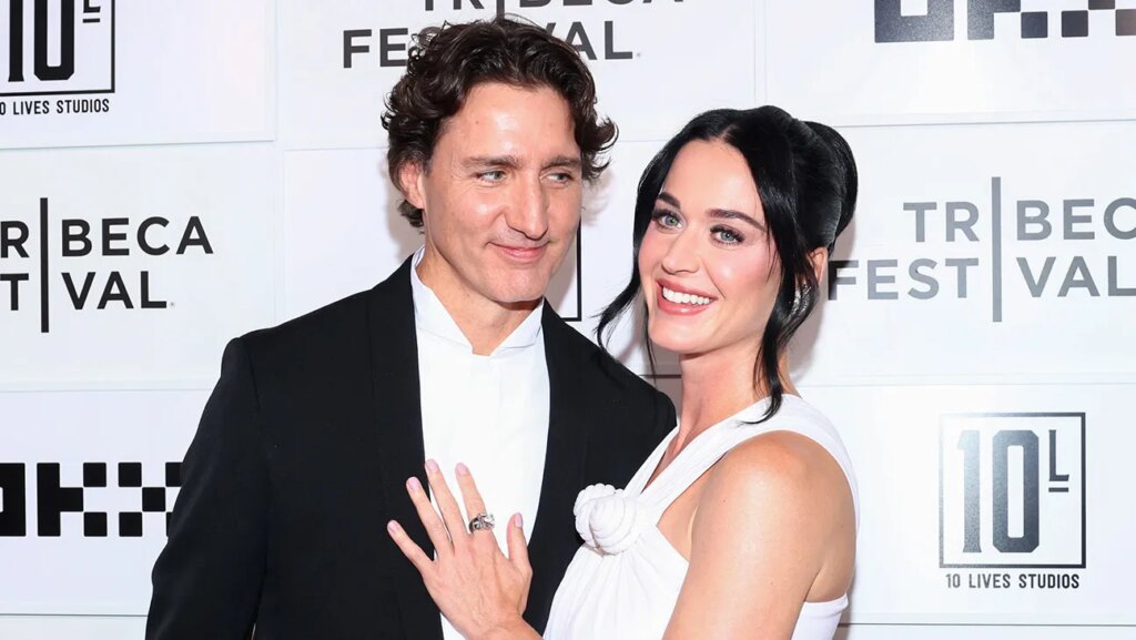 Katy Perry Talks Justin Trudeau Relationship, Reflects on Hard Year Justin Trudeau and Katy Perry at the Tribeca Festival's World Premiere of Katy Perry: The Lifetimes Tour - Live from Paris held at the OKX Theater on June 08, 2026 in New York, New York.