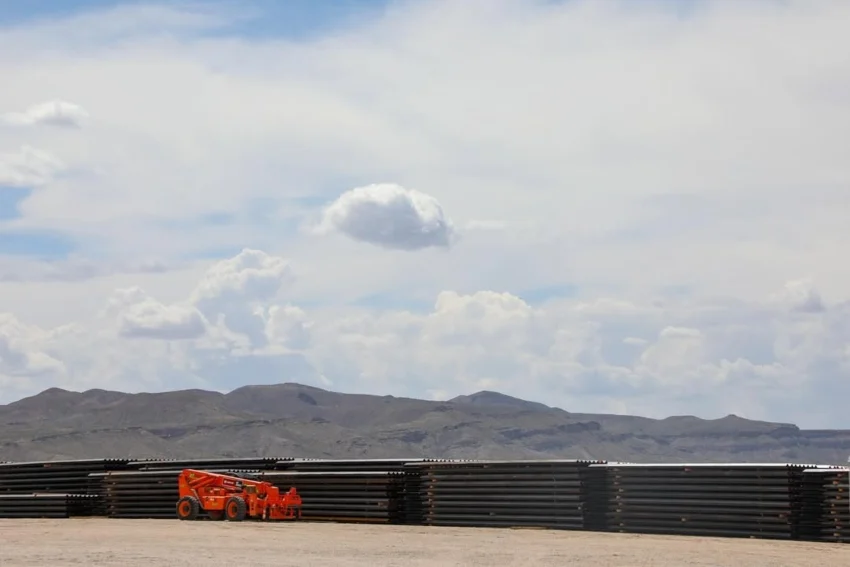 New Texas border wall planned near Big Bend surprises locals Construction materials, including steel bollard, for new border wall near Big Bend