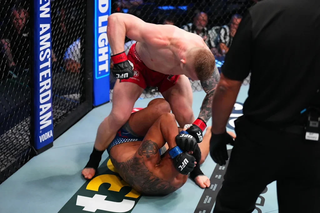 One fighter transported to hospital following violent UFC Vegas 118 card