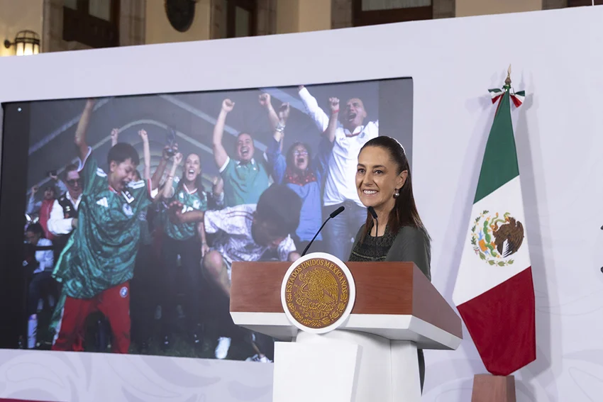 Sheinbaum celebrates Mexico’s World Cup win: June 12 mañanera Sheinbaum celebrates Mexico's World Cup win: June 12 mañanera