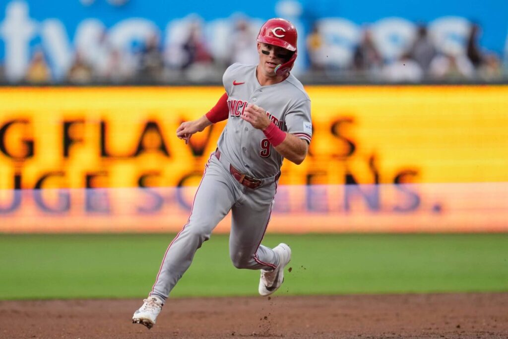Walk this way: Reds’ Matt McLain wins 3 ABS challenges in one at-bat