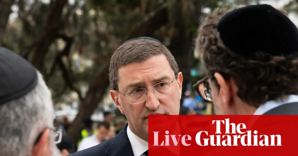 Australia news live: Julian Leeser says his son no longer feels safe at Jewish events; Barnaby Joyce’s wife bans ABC’s 7.30 from farm | Australia news