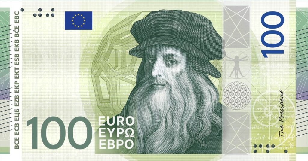 Europeans Vote on New Leonardo da Vinci Banknote Design