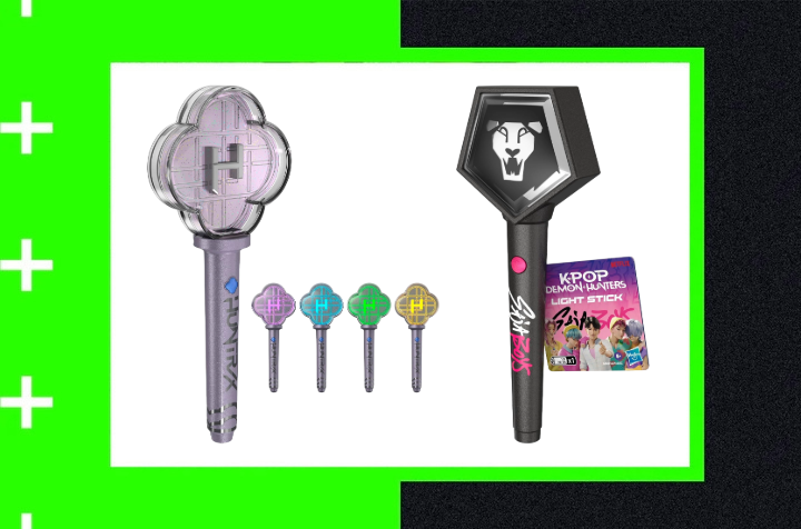 KPop Demon Hunters Concert Light Sticks: Shop Online For World Tour KPop Demon Hunters wigs Rumi Zoey Mira