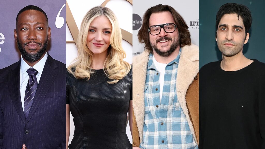 Lamorne Morris, Abby Elliott, Michael Strassner and Joey Bicicchi