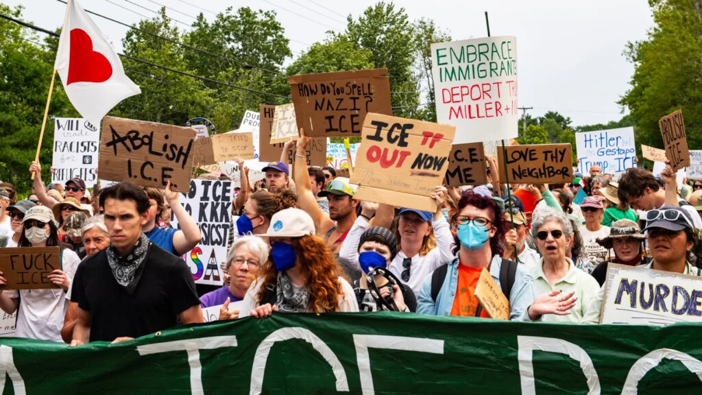 Maine Protests After ICE Killing: ‘A Man Was Lynched Here’ Maine Protests After ICE Killing: ‘A Man Was Lynched Here’