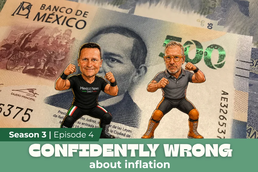 Mexico’s inflation now lower than the US’s for the first time A youtube video thumbnail reads