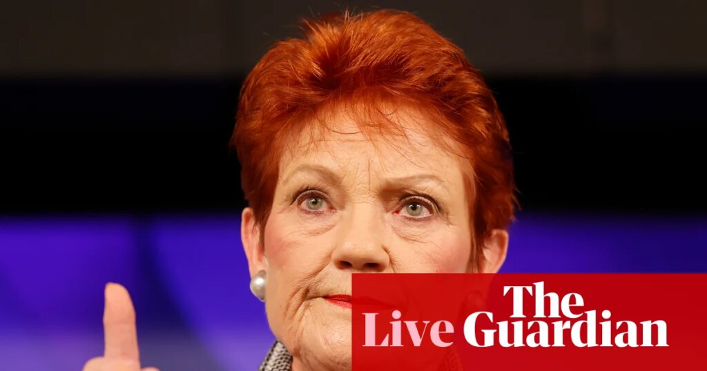 News live: PM says Hanson should not ‘talk Australia down’ overseas; private schools cry poor in new ad campaign | Australia news News live: PM says Hanson should not ‘talk Australia down’ overseas; private schools cry poor in new ad campaign | Australia news