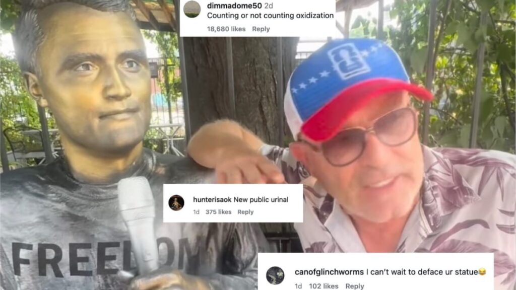 Planned Charlie Kirk Statue Gets Trolled