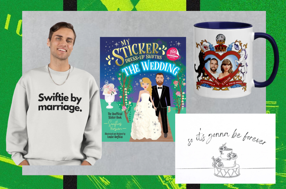 Taylor Swift Travis Kelce Wedding Merch: Shop Cards, Mugs, T-Shirts Taylor & Travis Forever Ultimate Fan Edition Little Golden Book Biography