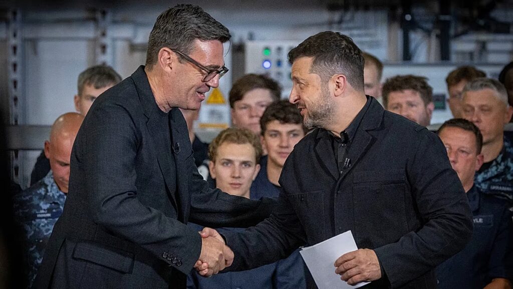 UK's Burnham pledges full support to Ukraine in first meeting with Zelenskyy