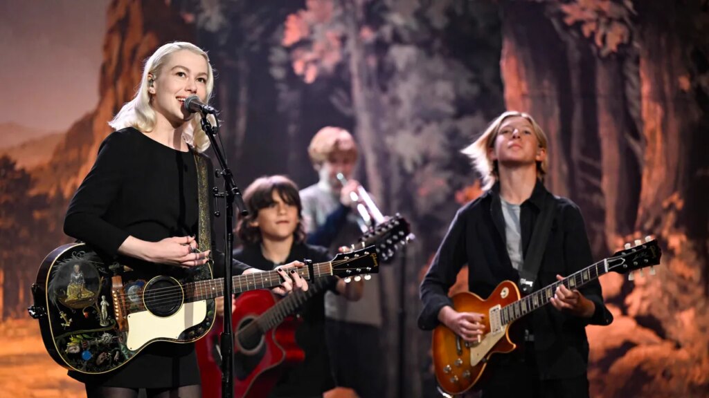 Watch Phoebe Bridgers Perform “Lost Boys” With a Band of Children on Fallon