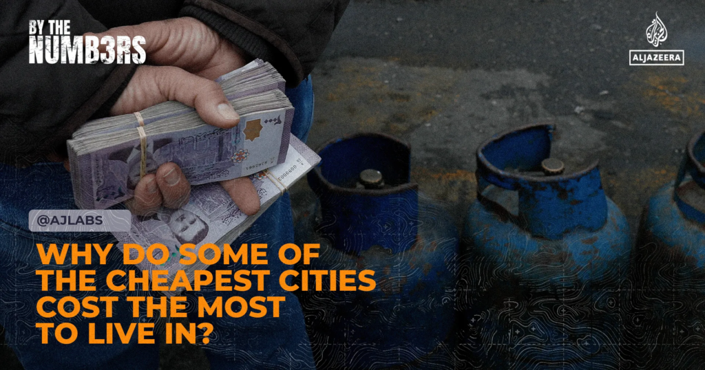 Why do some of the cheapest cities cost the most to live in?