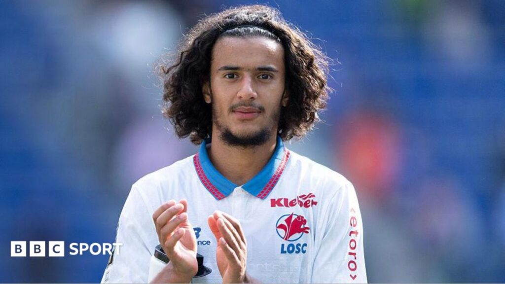 Lille midfielder Ayyoub Bouaddi