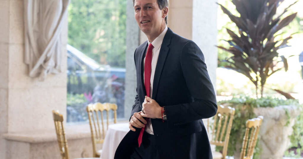Kushner Meets With Hamas to Advance Trump’s Gaza Plan