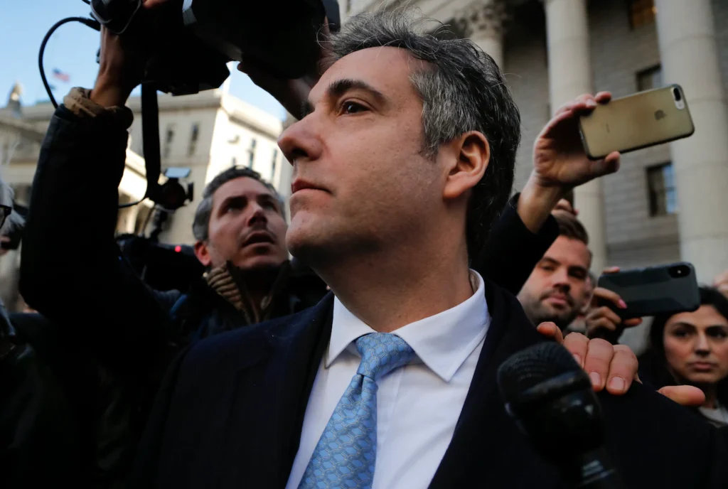 President Donald Trump appears on podcast of Michael Cohen