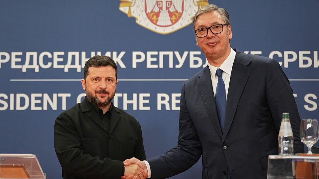 Serbia's Vučić sends signal to Brussels and Moscow by hosting Zelenskyy with pomp and circumstance