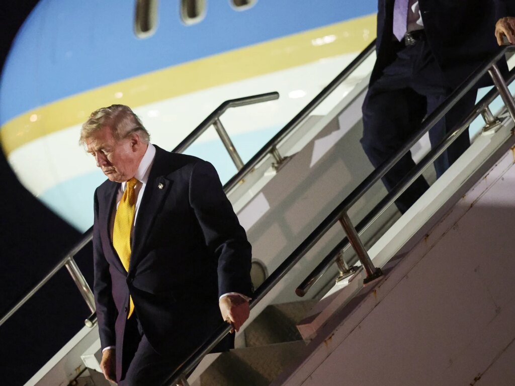 Trump says his decoy plane faced ‘greater risk’ in secret flight change | Donald Trump News