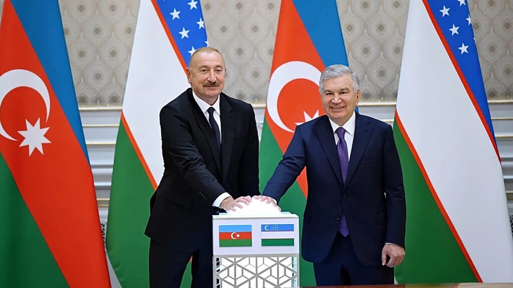 Uzbekistan and Azerbaijan deepen alliance with $1bn trade target and stronger Trans-Caspian links