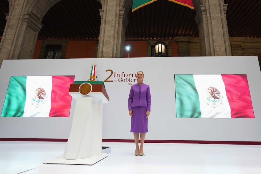 In second annual report, Sheinbaum hails a stronger, safer and more prosperous Mexico Sheinbaum at second annual report
