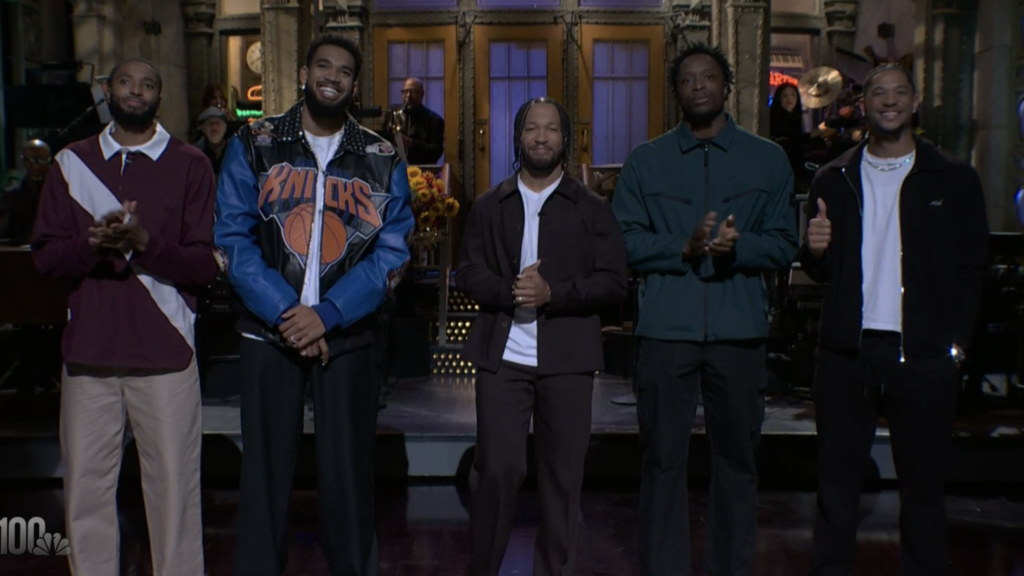 Jalen Brunson Brings Knicks Starting 5 to 'SNL' Season 52 Premiere