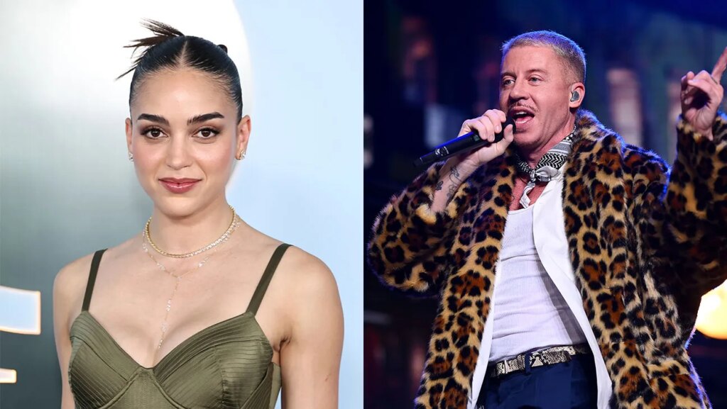 Melissa Barrera and Macklemore.