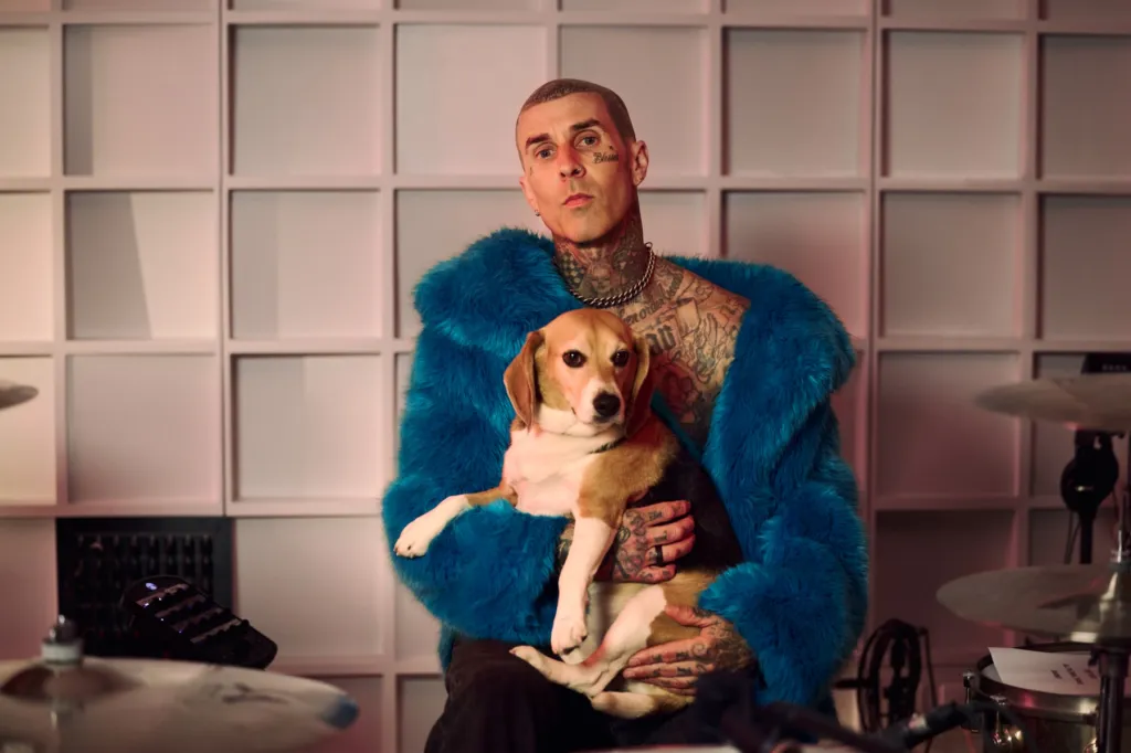 Travis Barker Talks Benefits of Pet Adoption, Meat-Free Lifestyle in PSA Travis Barker Talks Benefits of Pet Adoption, Meat-Free Lifestyle in PSA