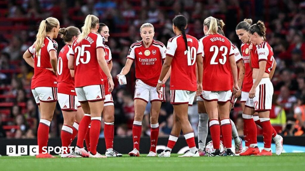 Arsenal's players during their 1-1 draw with Manchester United